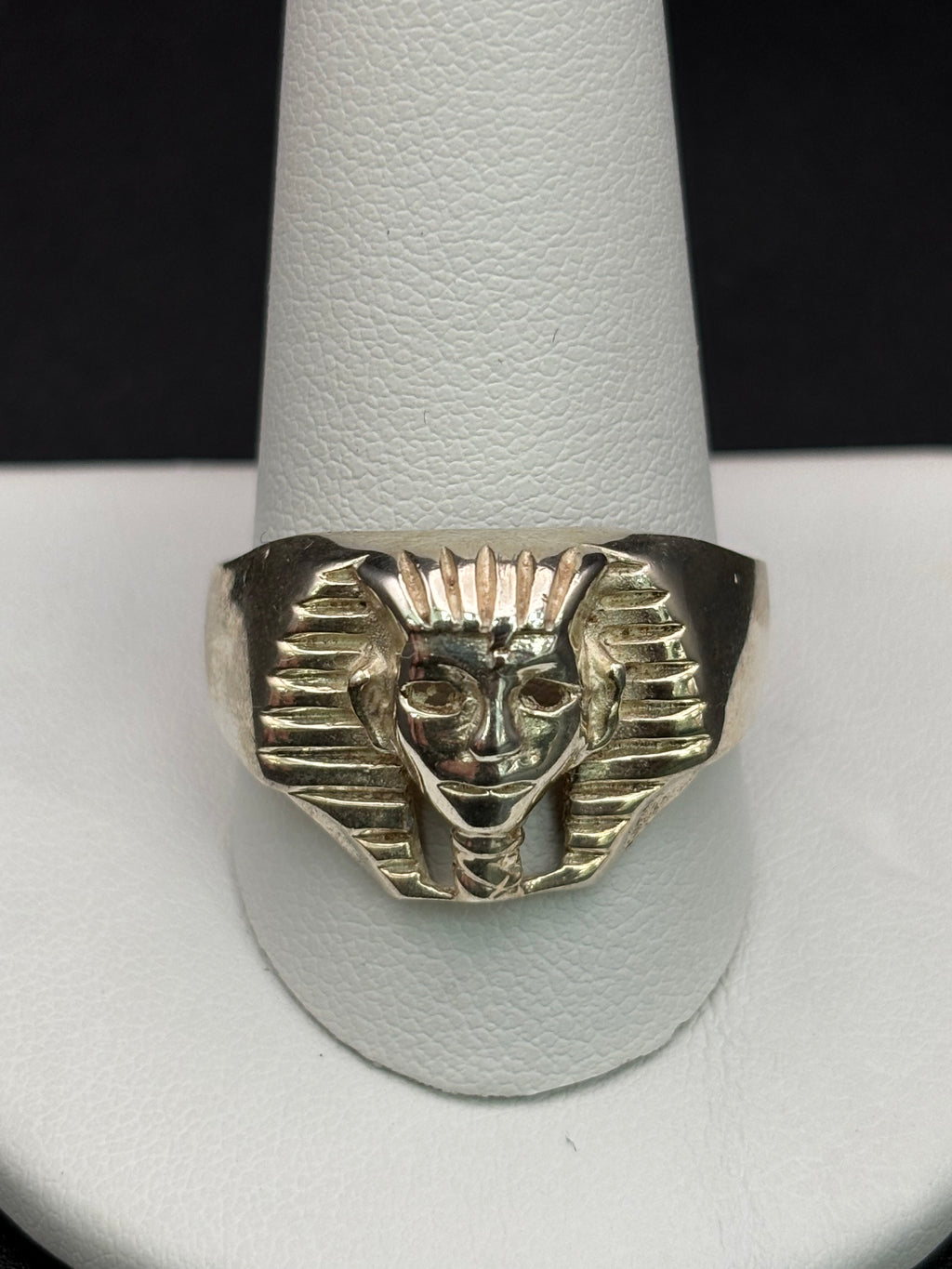 925 Silver Ring Egypt Pharaoh Tutankhamun