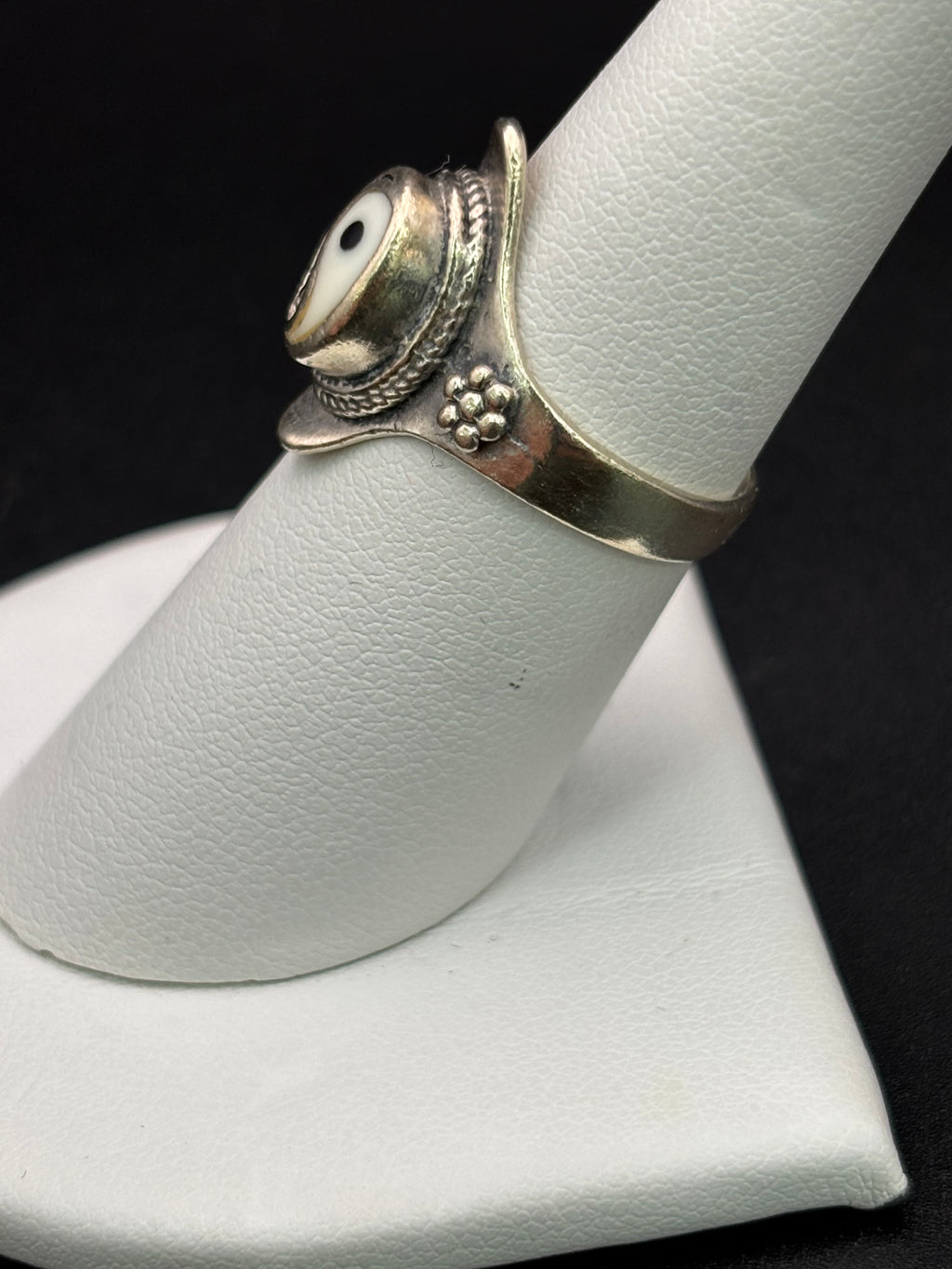 925 Silver Ring yin yang symbol