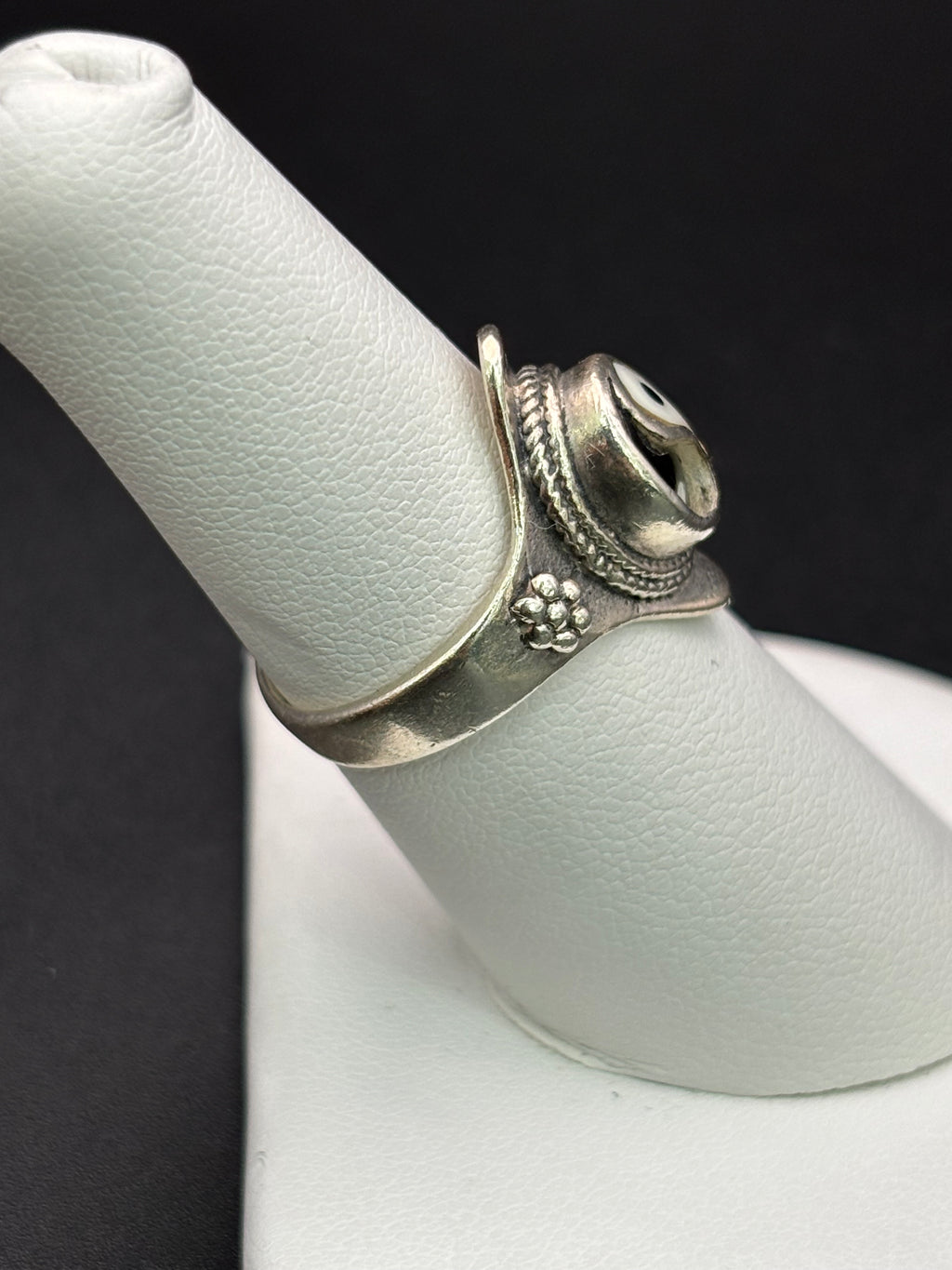 925 Silver Ring yin yang symbol