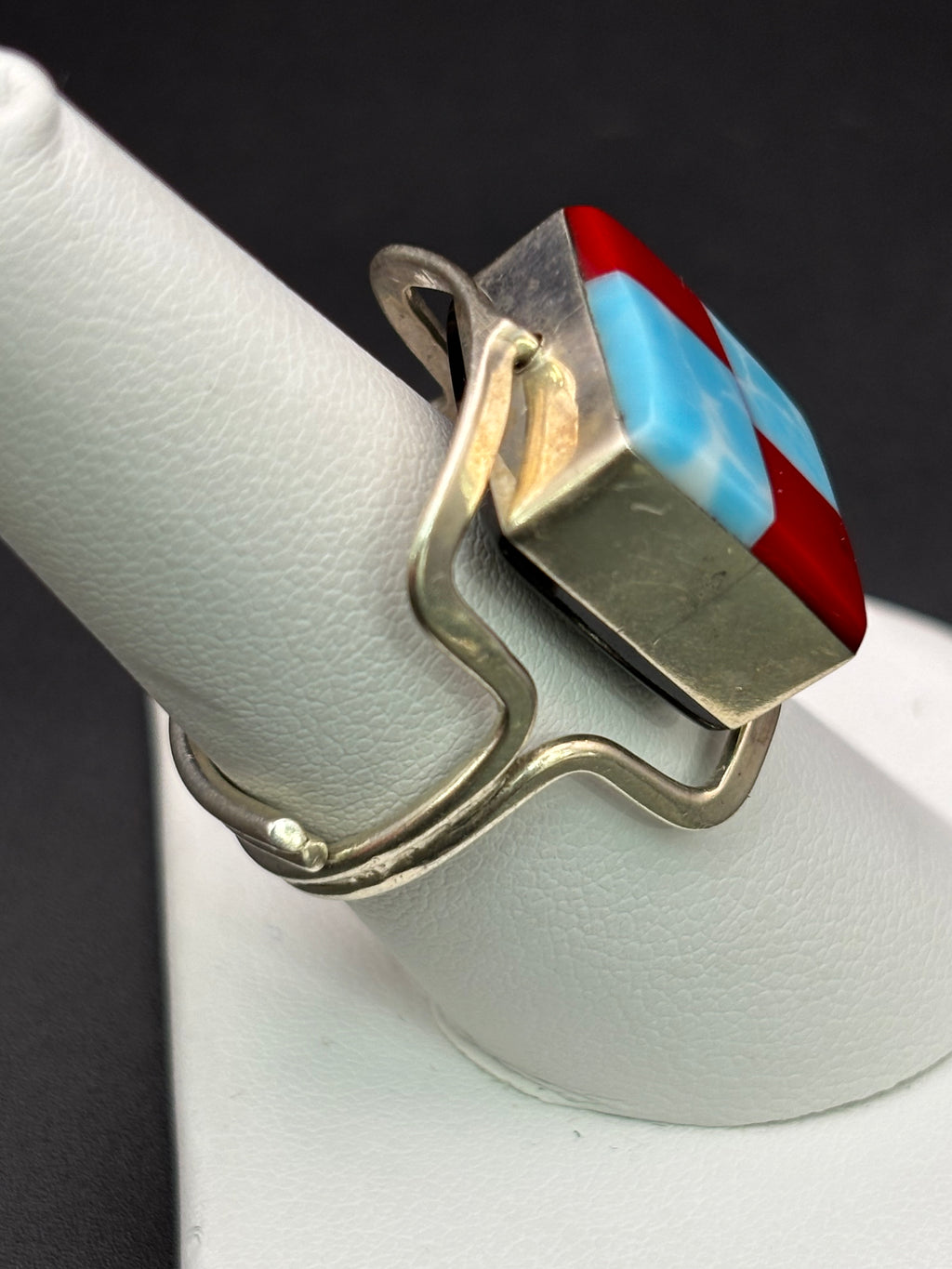 925 Silver Spinning Flip Ring