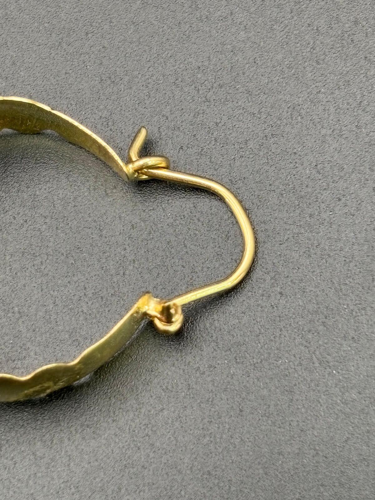 14k Solid Gold 14k Basket Earrings