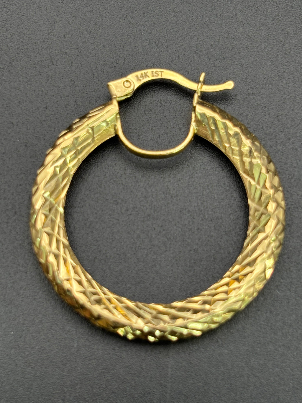 14k Solid Gold Hoop Earrings