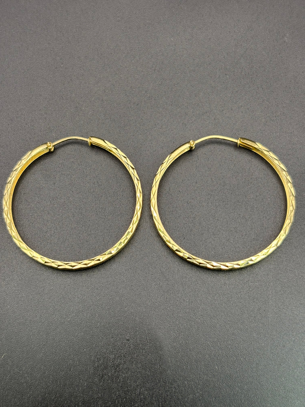 14k Solid Gold Hoop Earrings