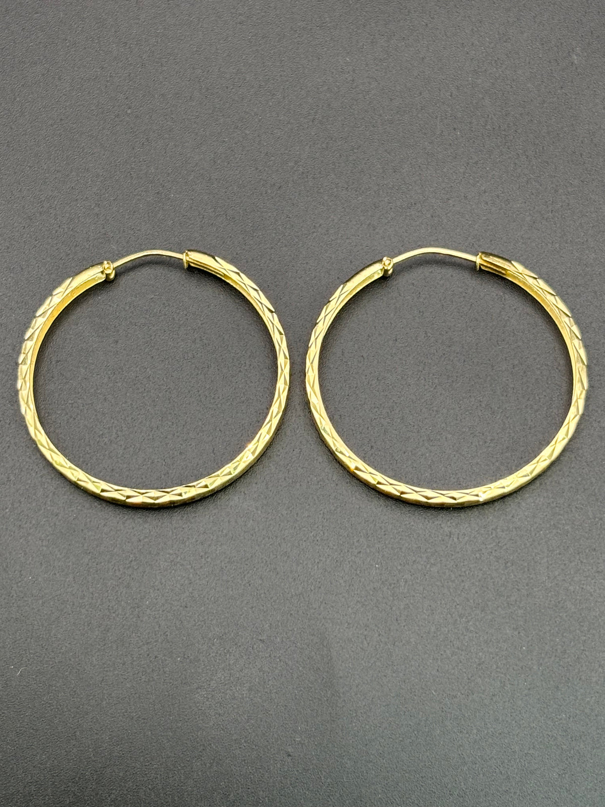 14k Solid Gold Hoop Earrings