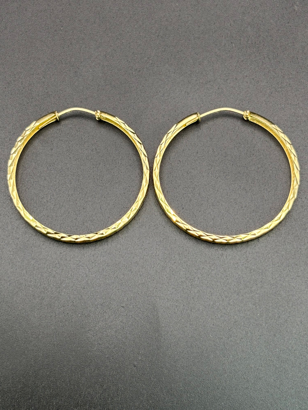 14k Solid Gold Hoop Earrings