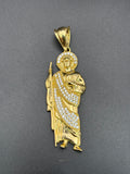 14k Solid Gold San Judas