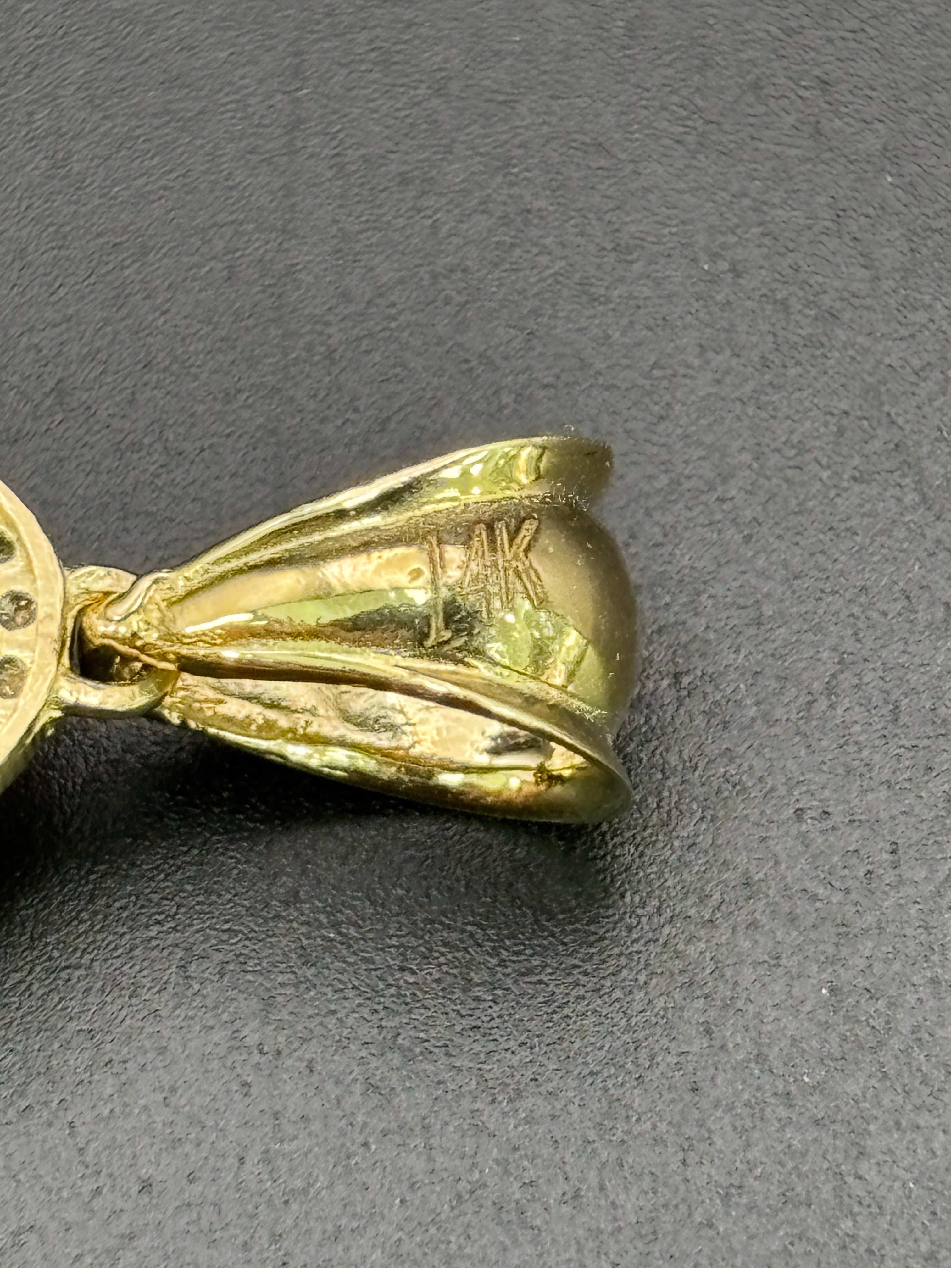 14k Solid Gold San Judas