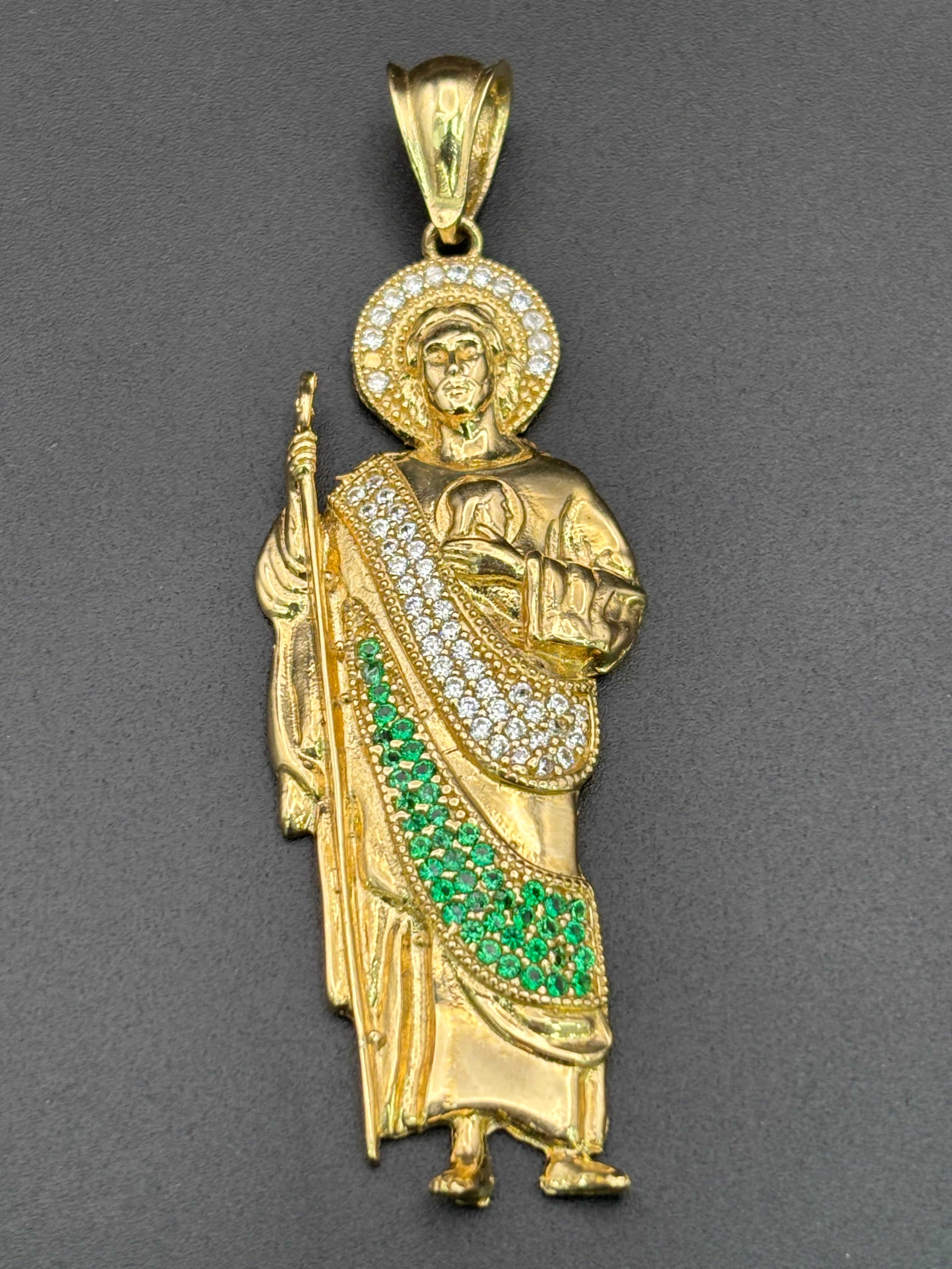 14k Solid Gold San Judas