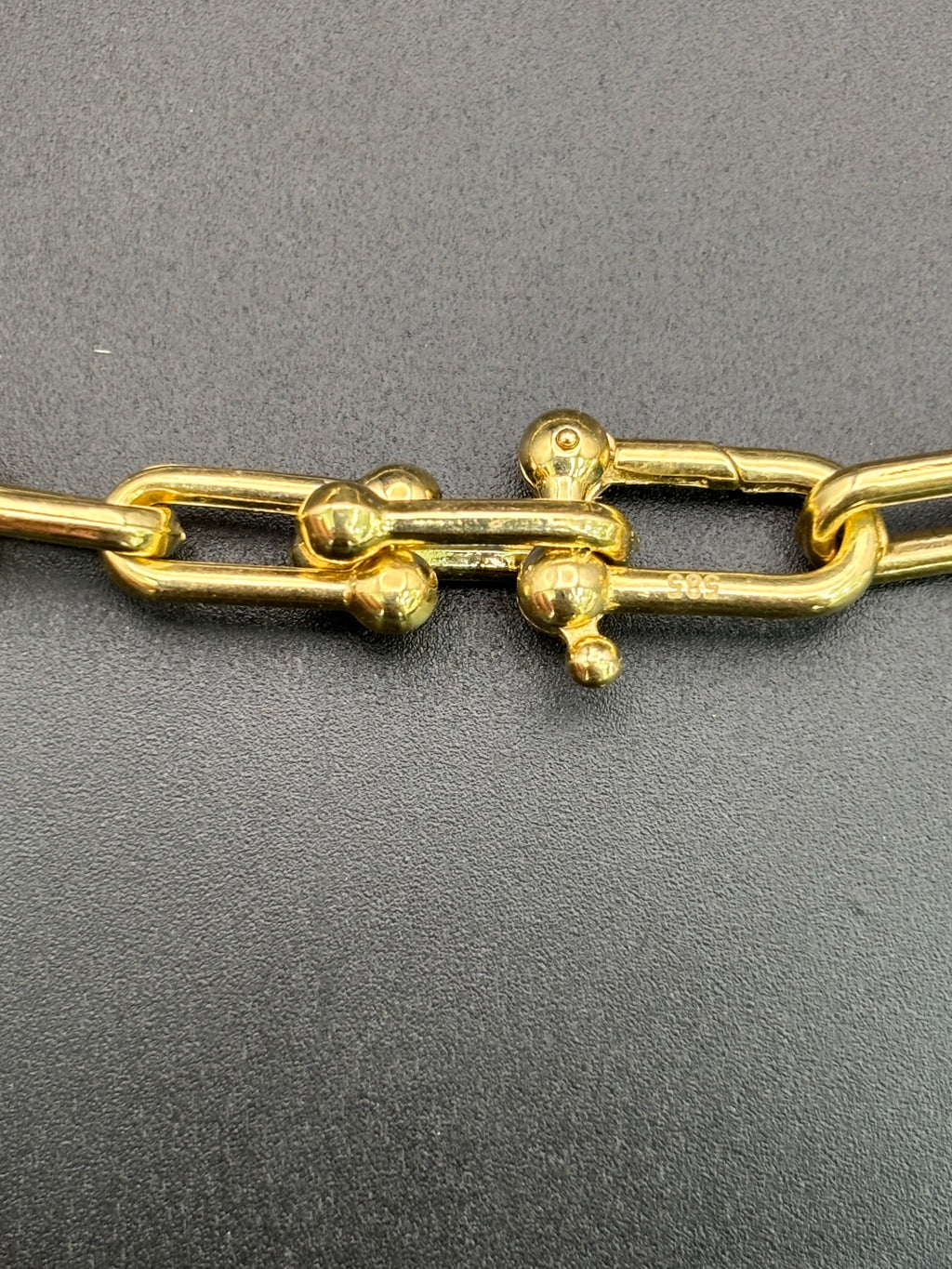 14k Solid Gold Necklace Tiffany