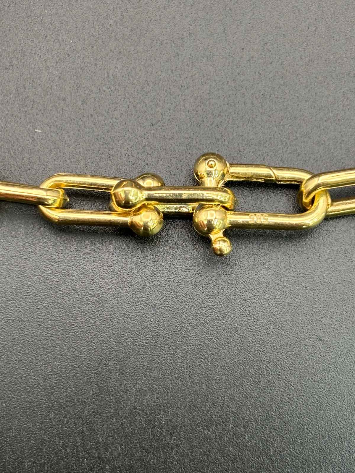 14k Solid Gold Necklace Tiffany