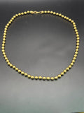 14k Solid Gold Balls Necklace