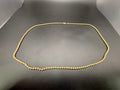 14k Solid Gold Necklace Balls Speres