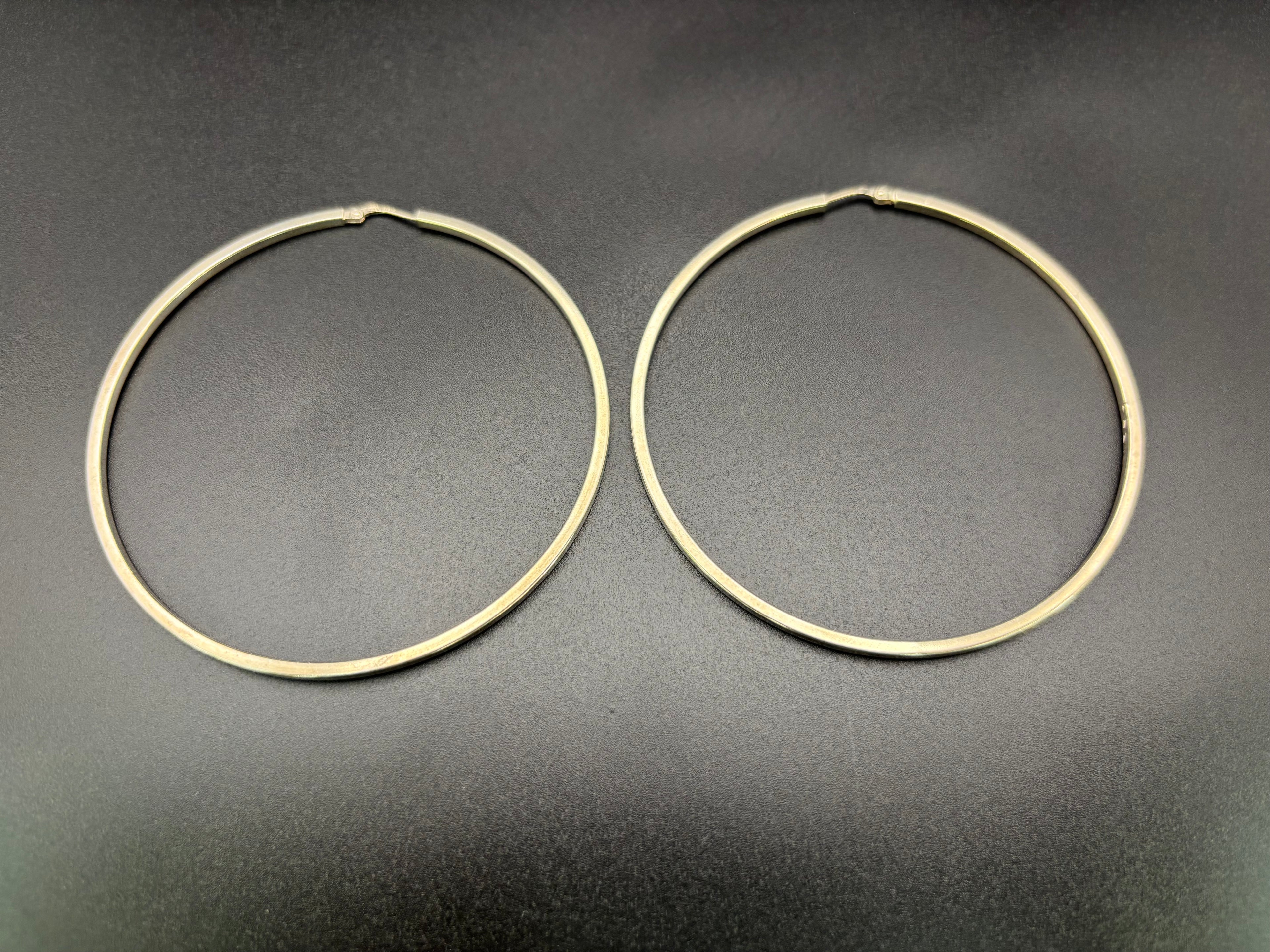 925 Silver Hoop Earrings