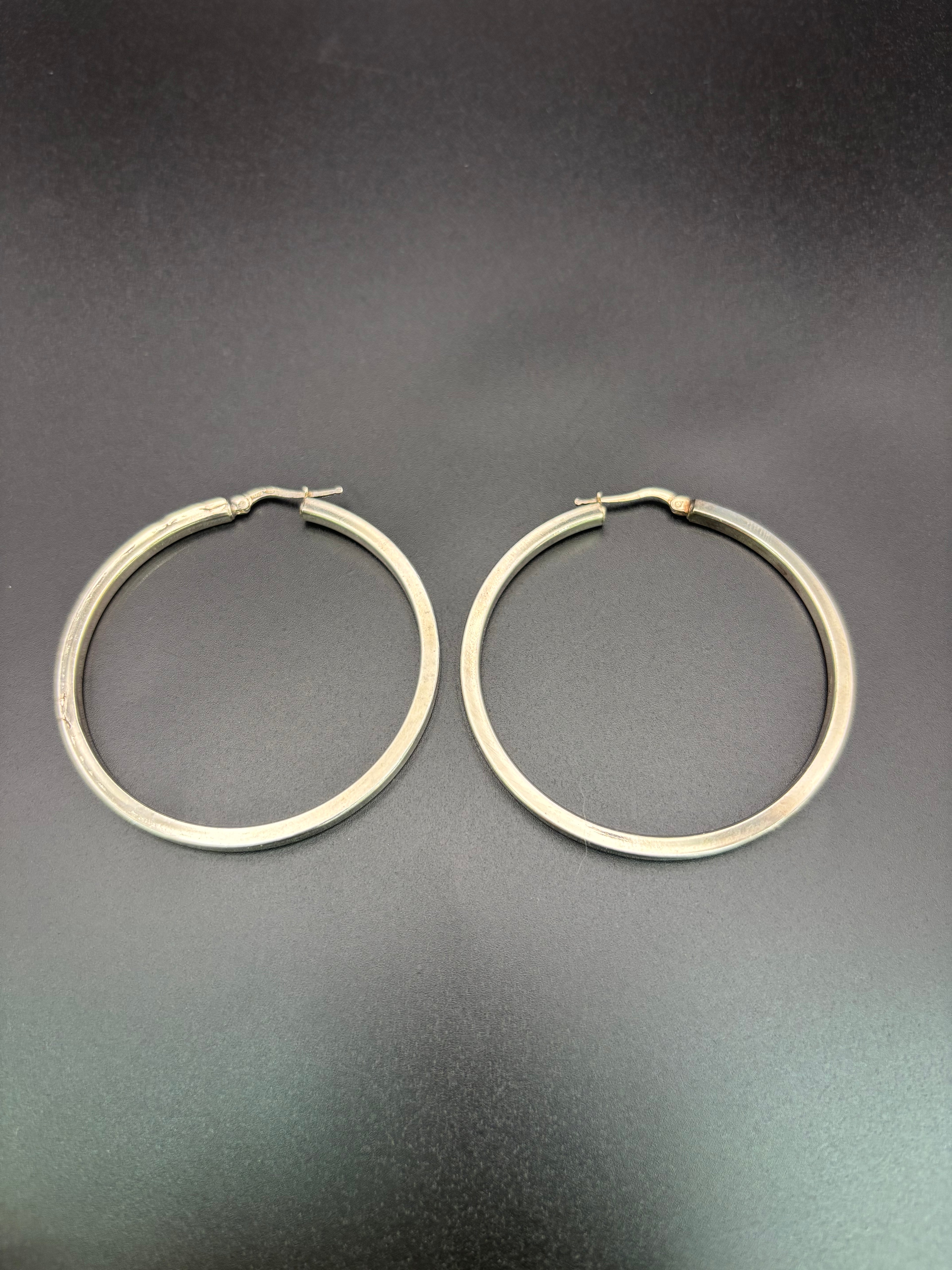 925 Silver Hoop Earrings