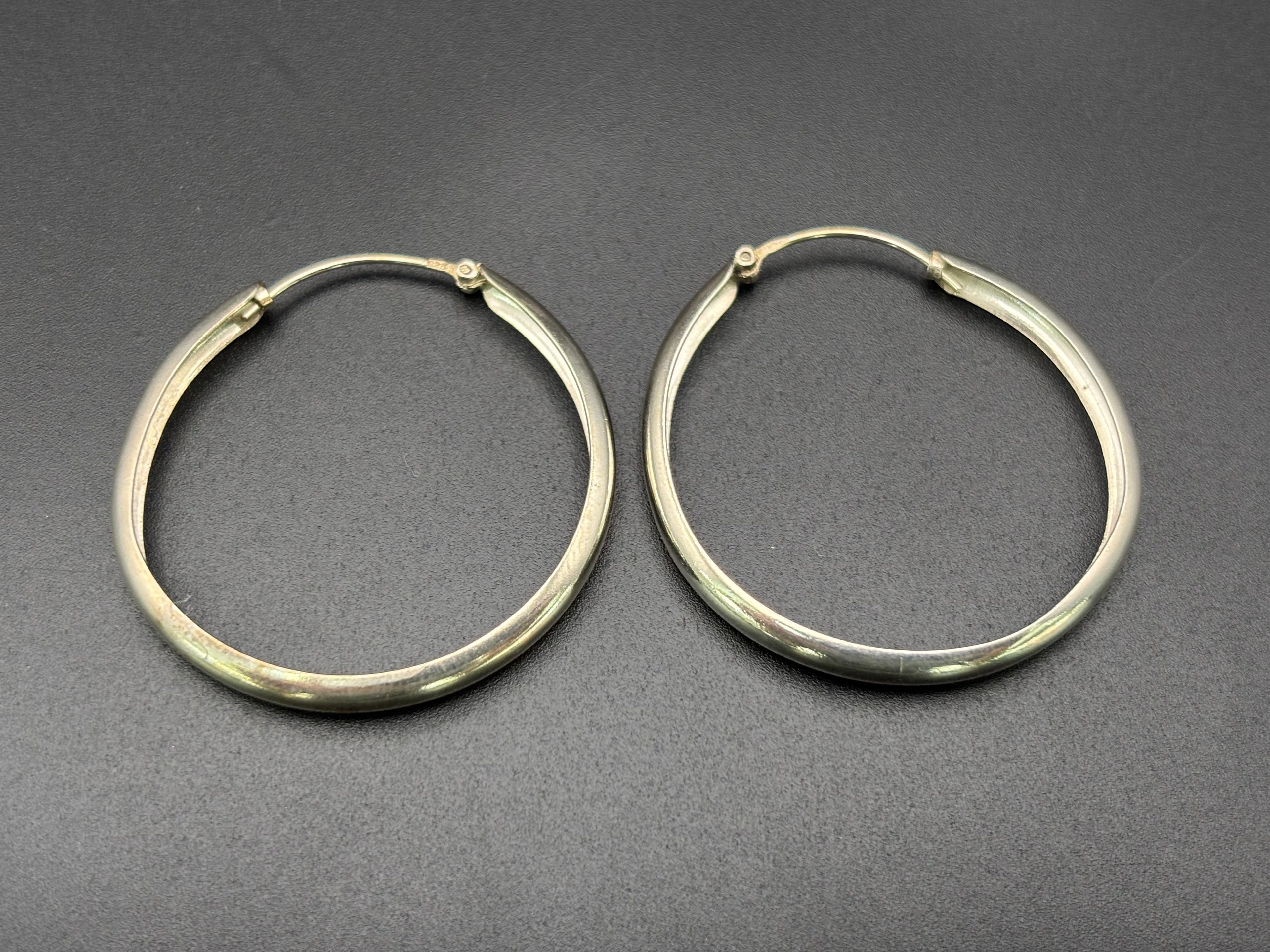 925 Silver Hoop Earrings