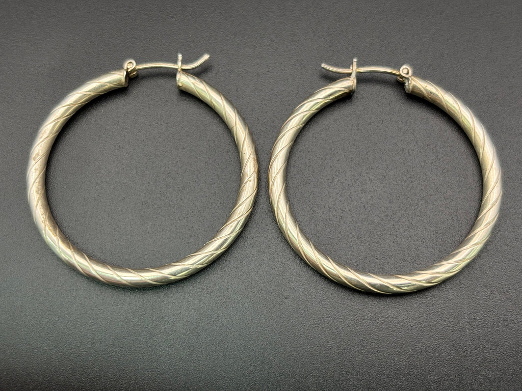 925 Silver Hoop Earrings