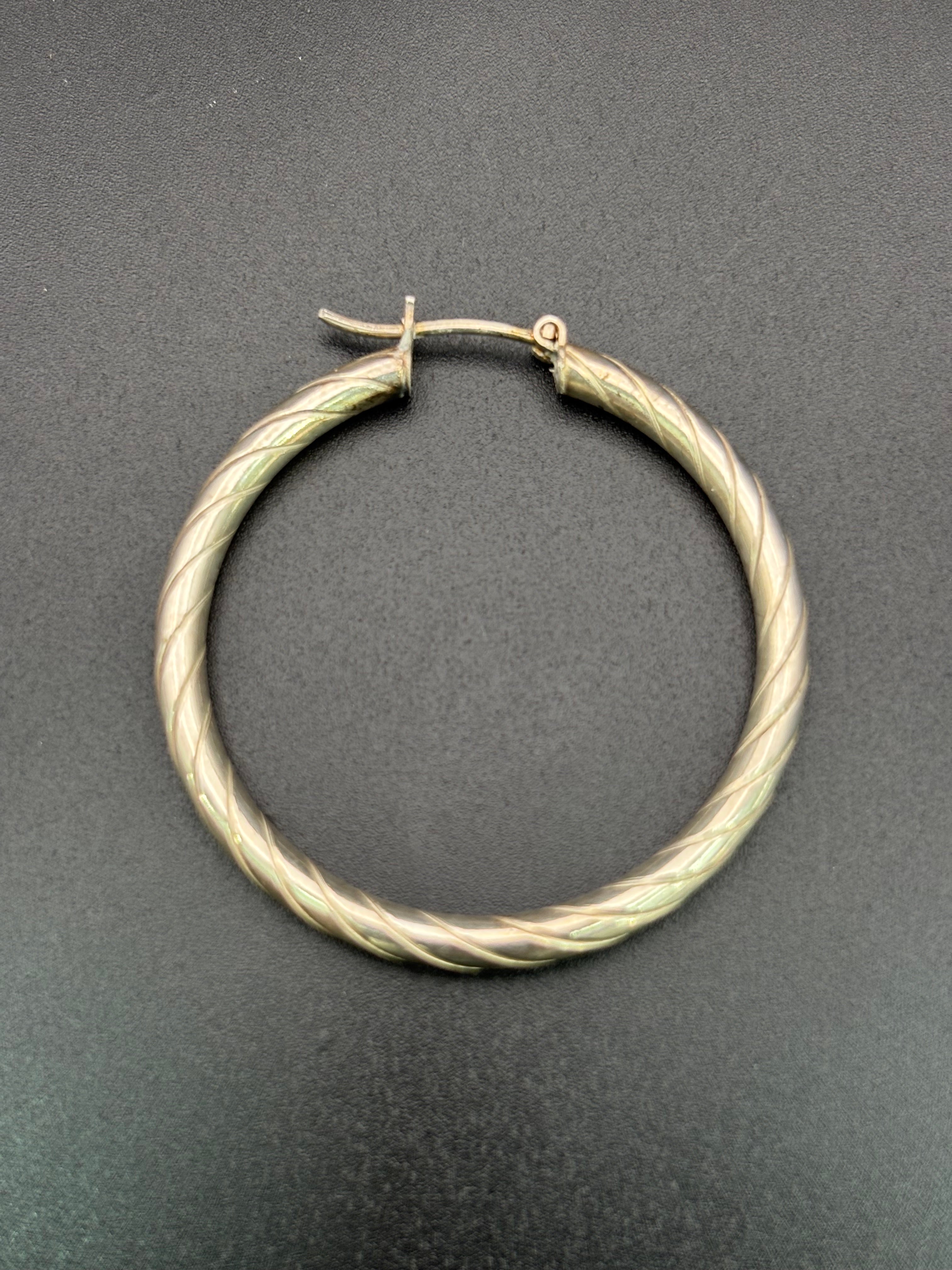 925 Silver Hoop Earrings