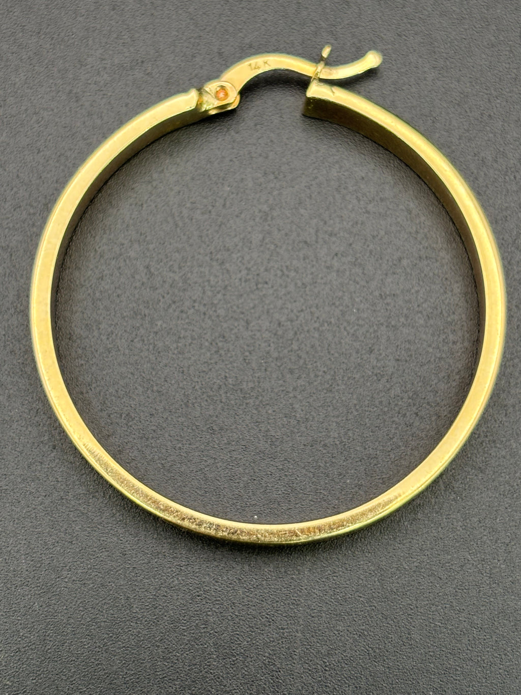 14k Solid Gold Cartier Hoop Earrings