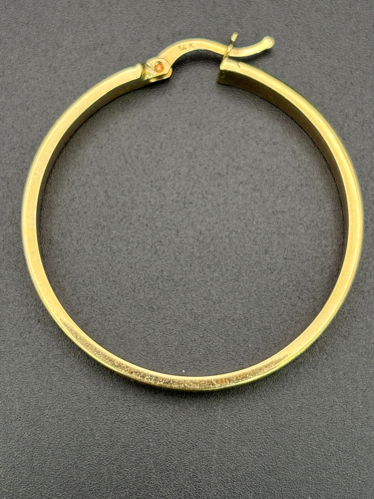 14k Solid Gold Cartier Hoop Earrings
