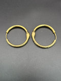 14k Solid Gold Hoop Earrings