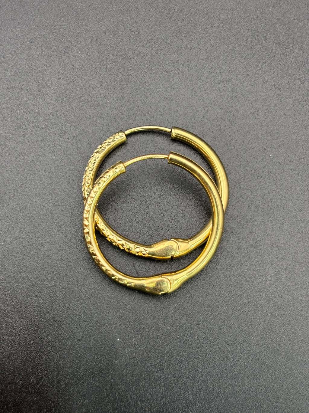 14k Solid Gold Hoop Earrings