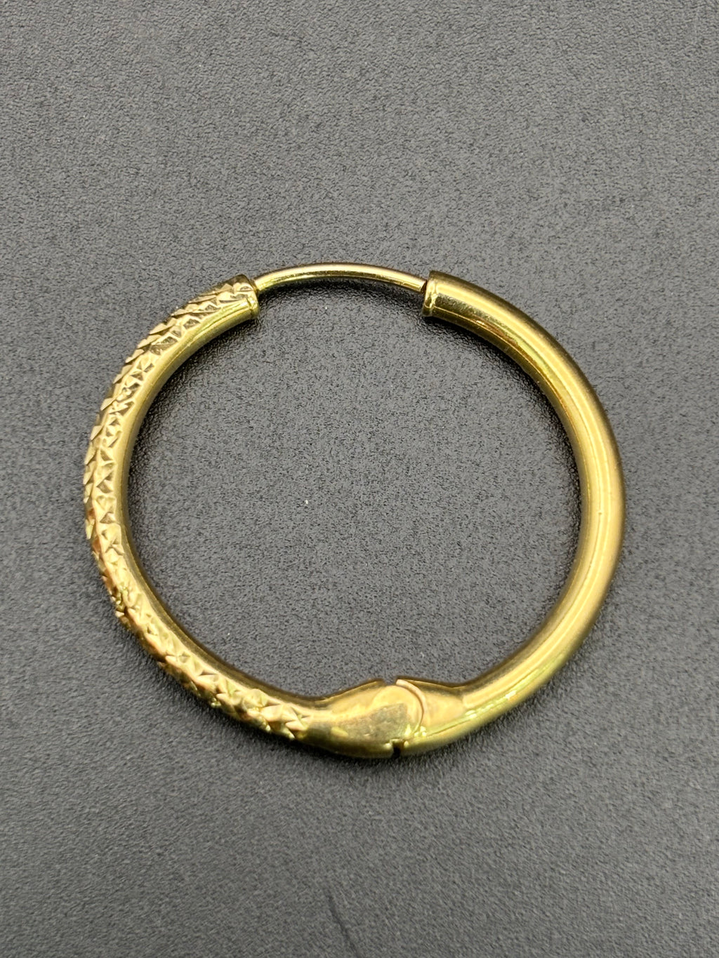 14k Solid Gold Hoop Earrings