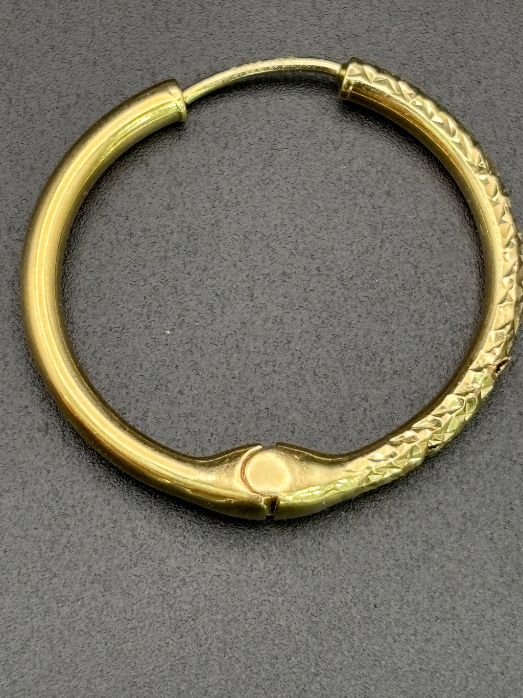 14k Solid Gold Hoop Earrings