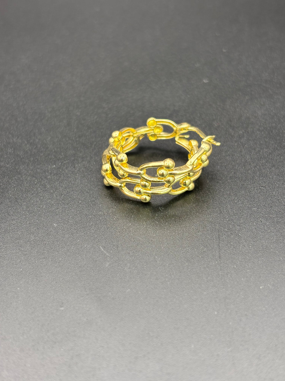 14k Solid Gold Hoop Earrings Tiffany