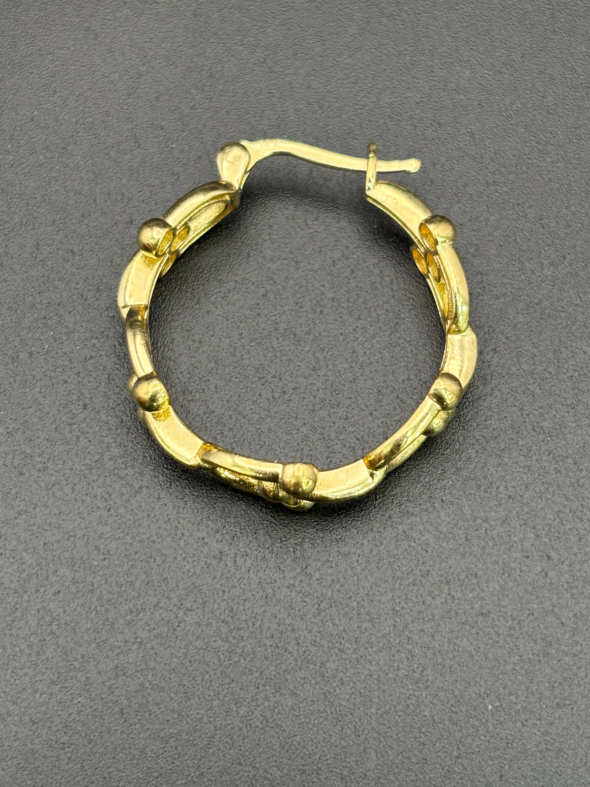 14k Solid Gold Hoop Earrings Tiffany