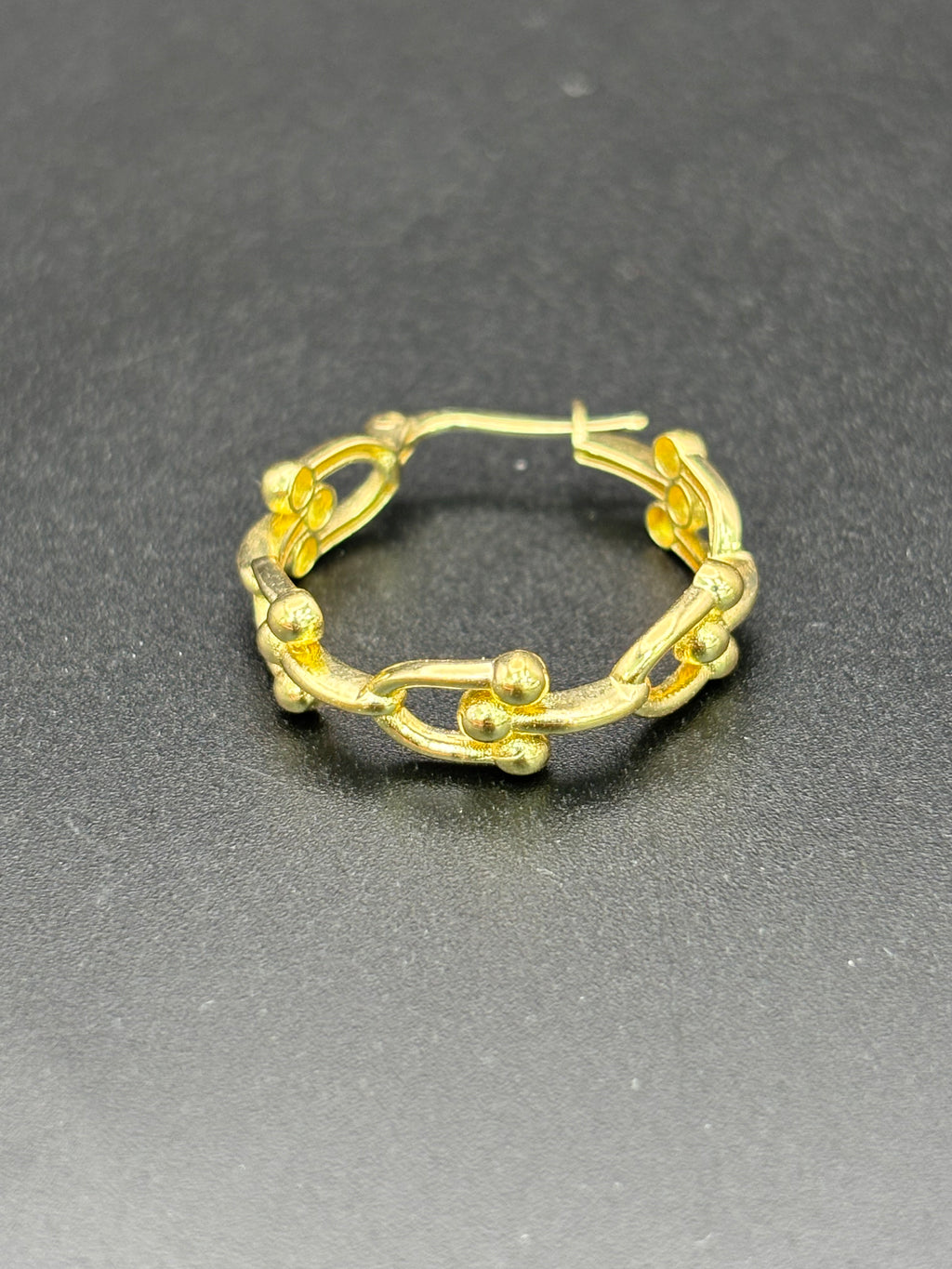 14k Solid Gold Hoop Earrings Tiffany