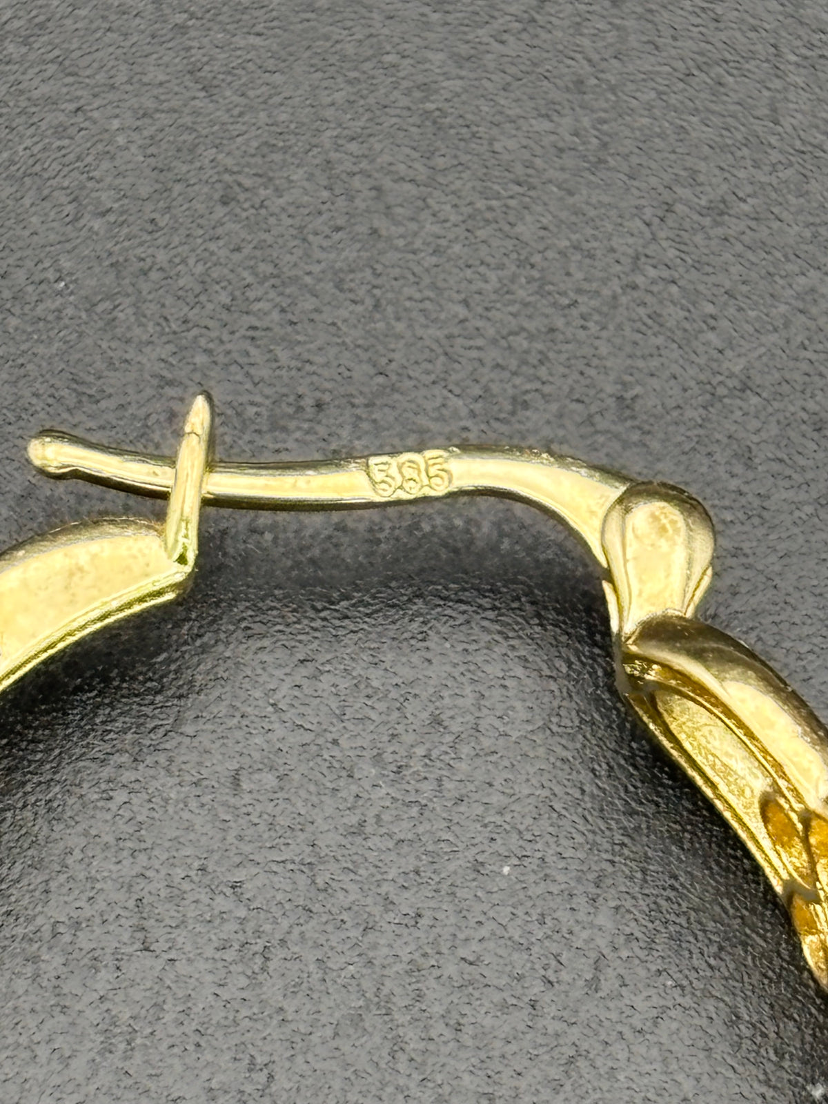 14k Solid Gold Hoop Earrings Tiffany