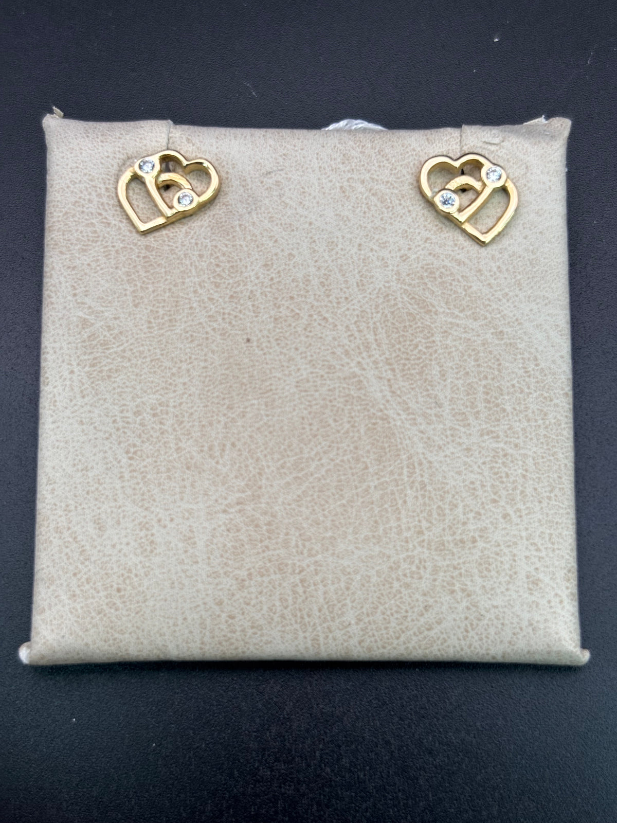 14k Solid Gold Earrings Quinceanera 15 Años Heart