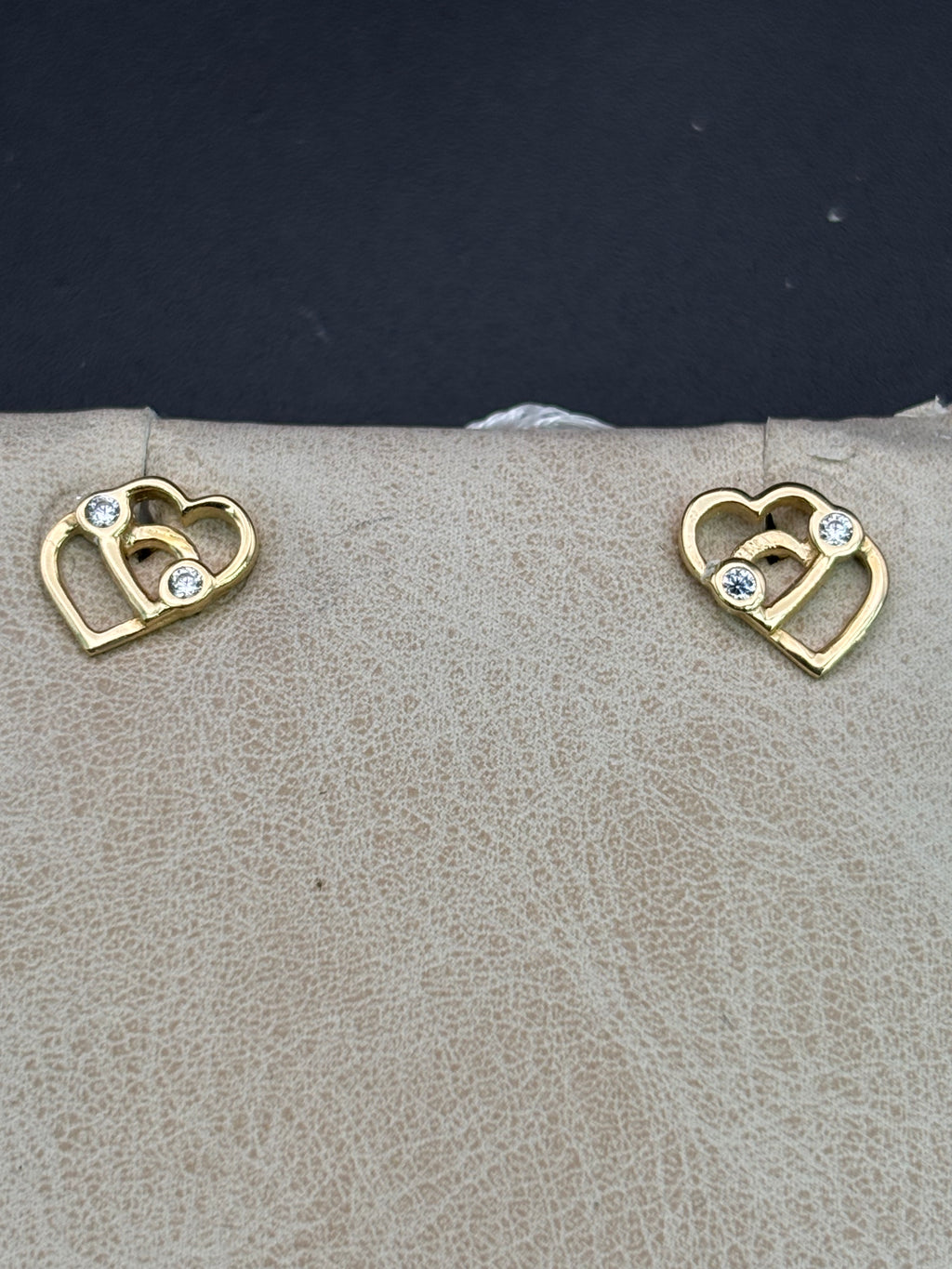 14k Solid Gold Earrings Quinceanera 15 Años Heart
