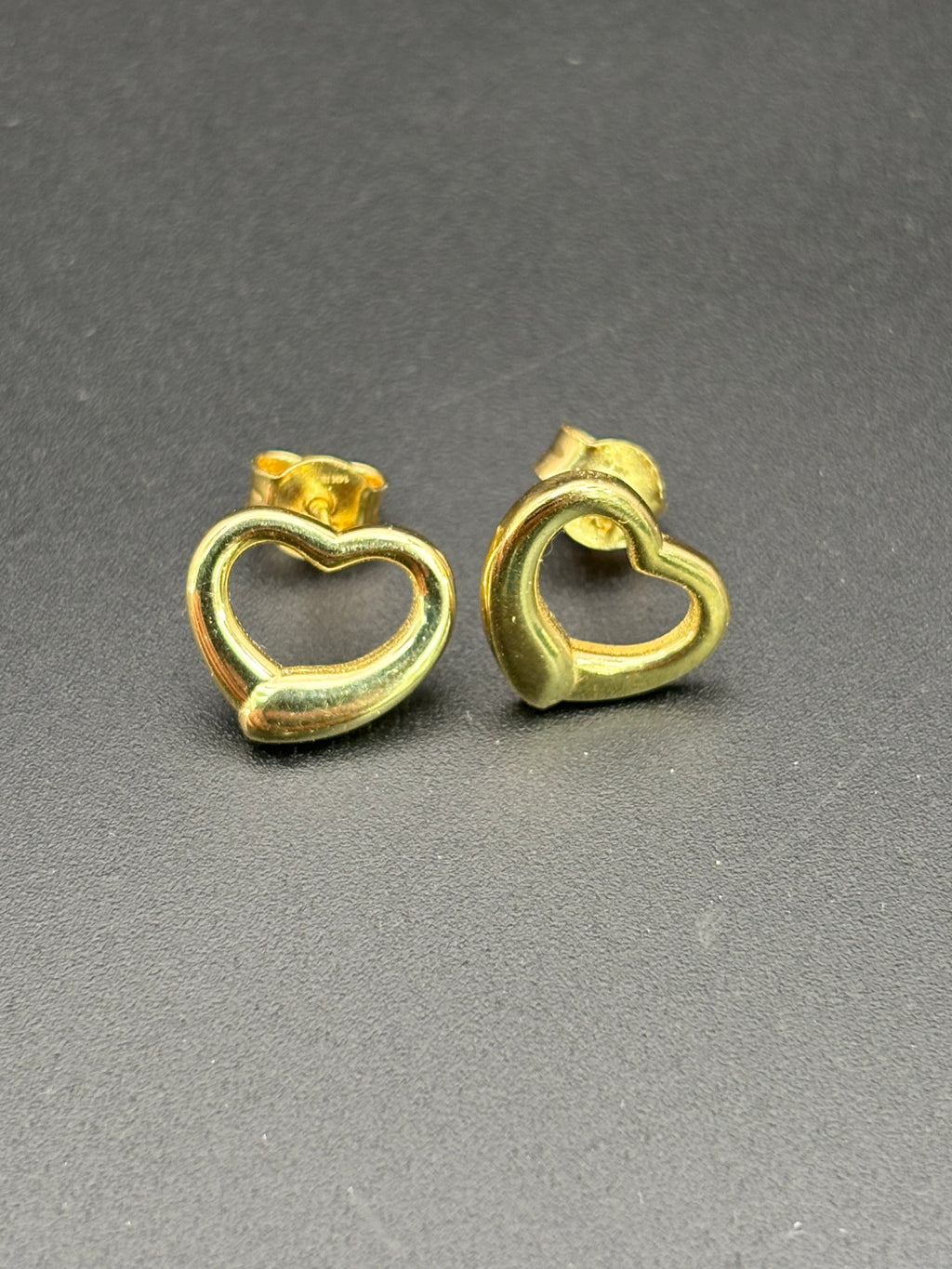 14k Solid Gold Earrings Quinceanera 15 Años Heart