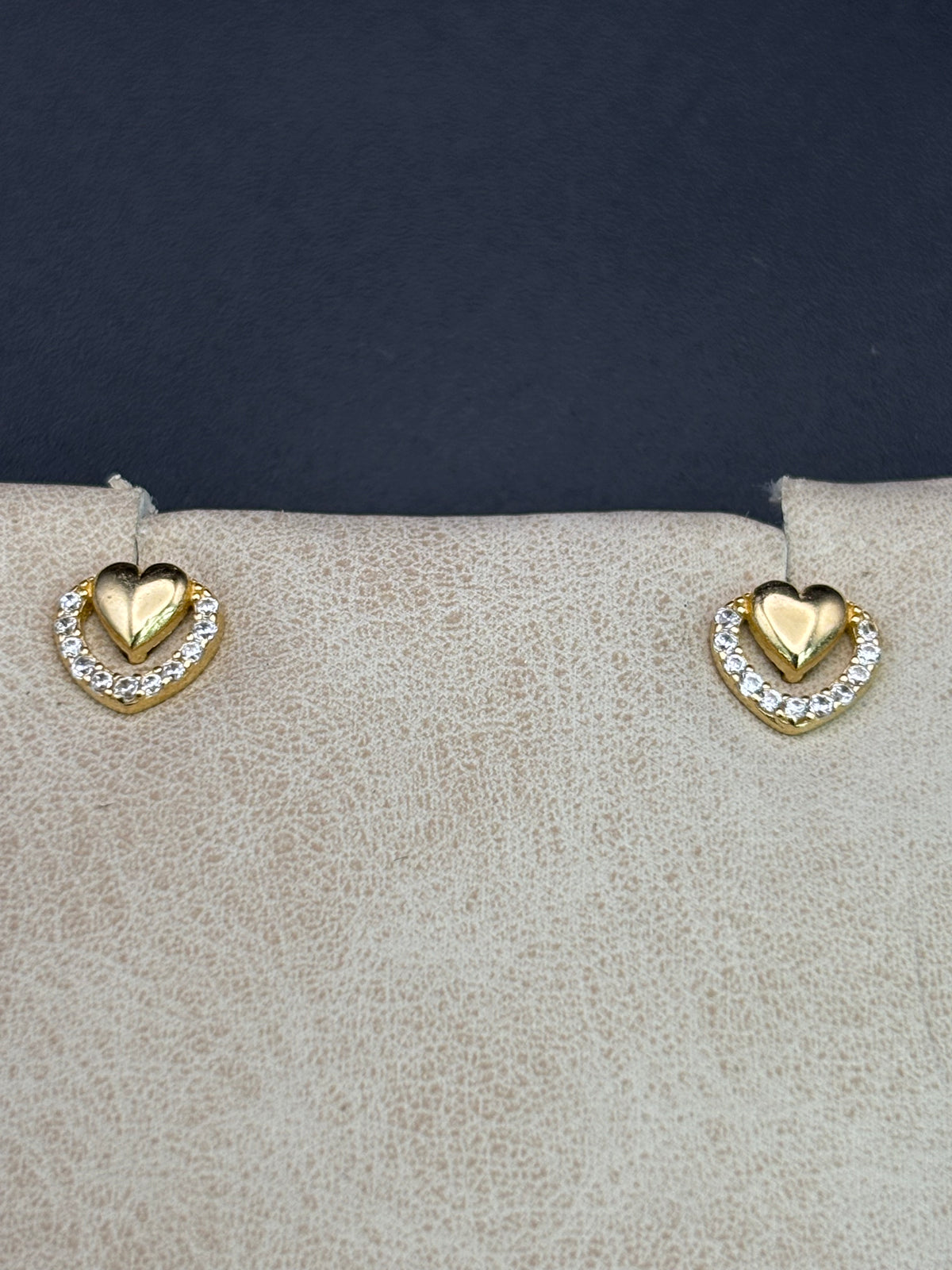 14k Solid Gold Earrings Quinceanera 15 Años Heart