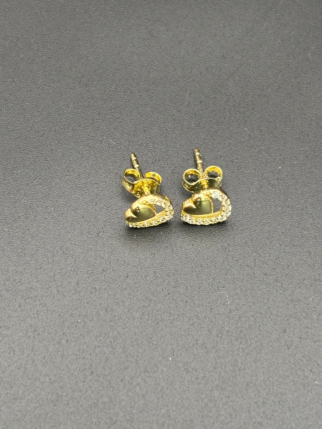 14k Solid Gold Earrings Quinceanera 15 Años Heart