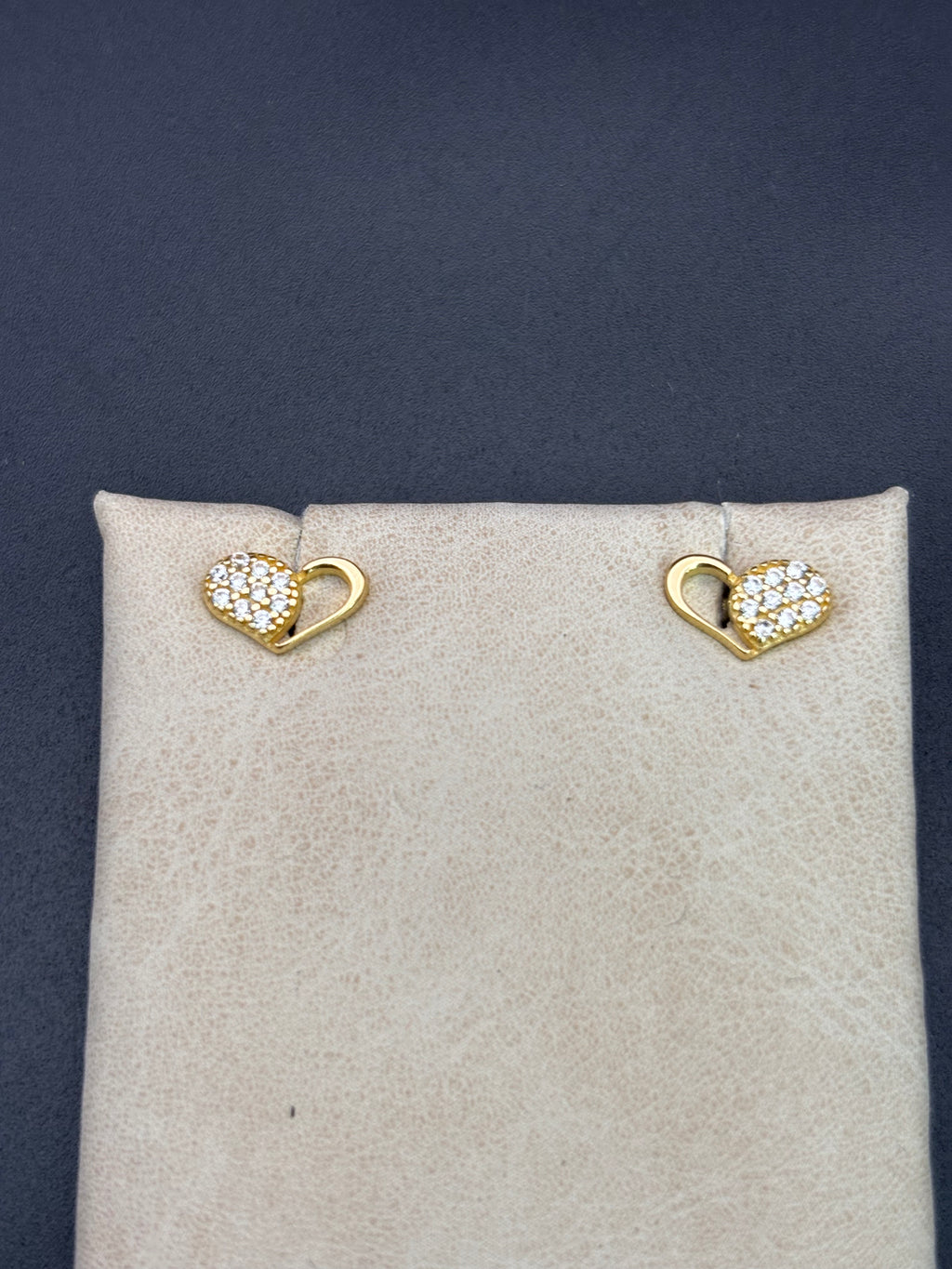 14k Solid Gold Earrings Quinceanera 15 Años Heart