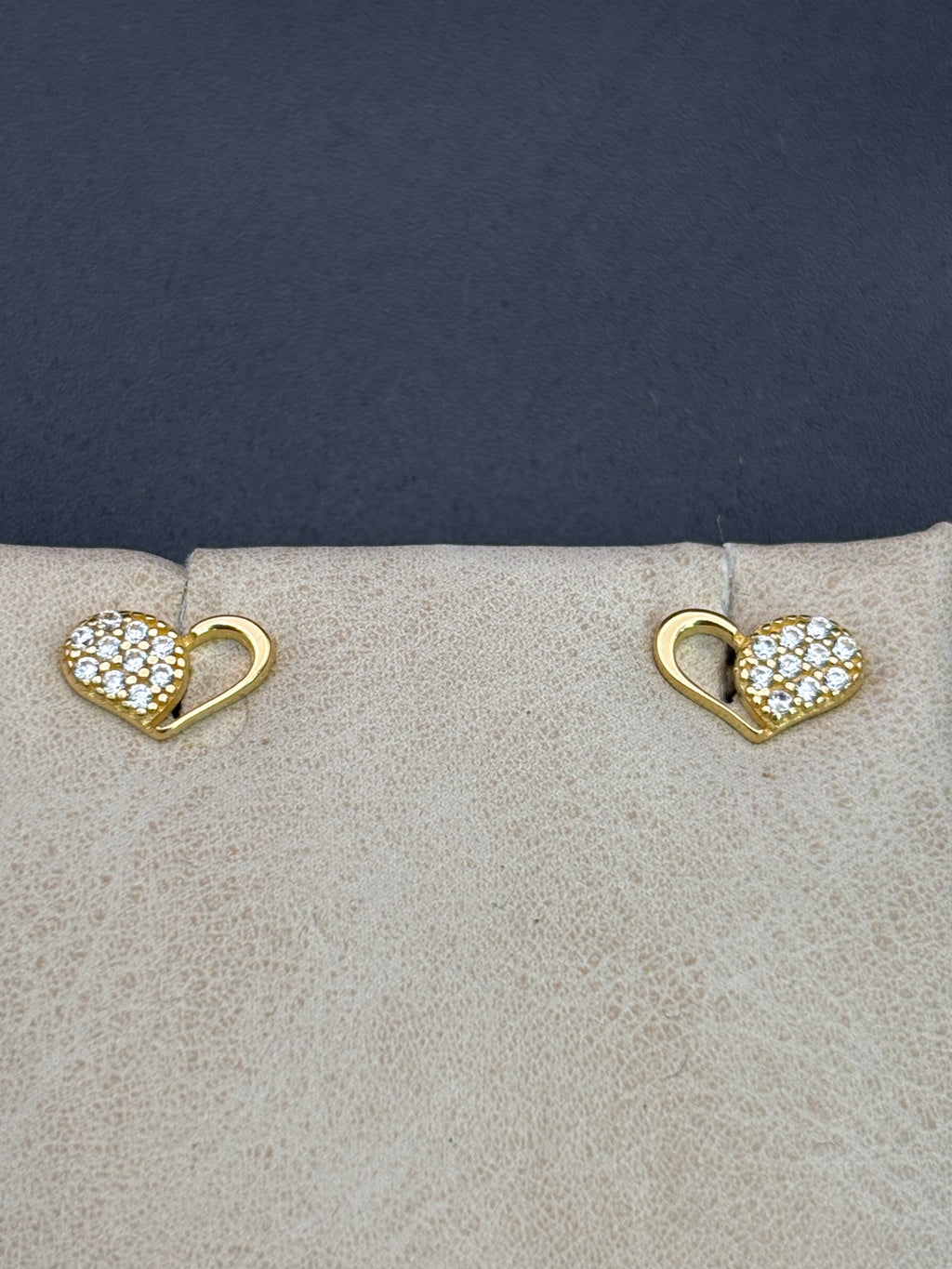 14k Solid Gold Earrings Quinceanera 15 Años Heart