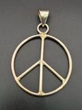 925 Silver Peace and Love Symbol