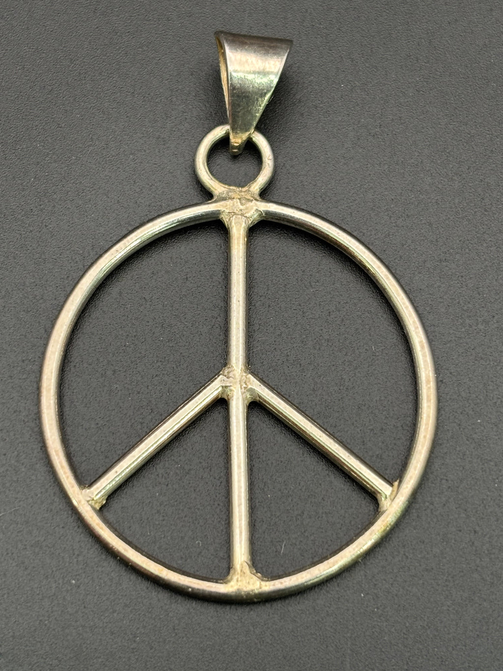 925 Silver Peace and Love Symbol