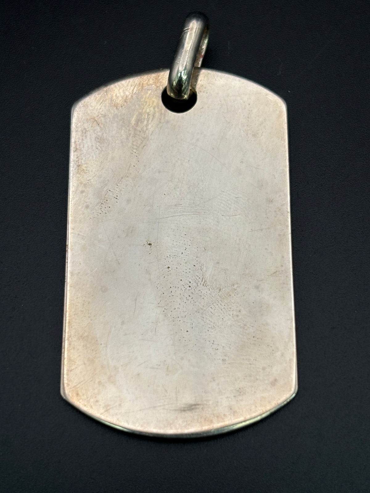 925 Silver Military Tag Pendant