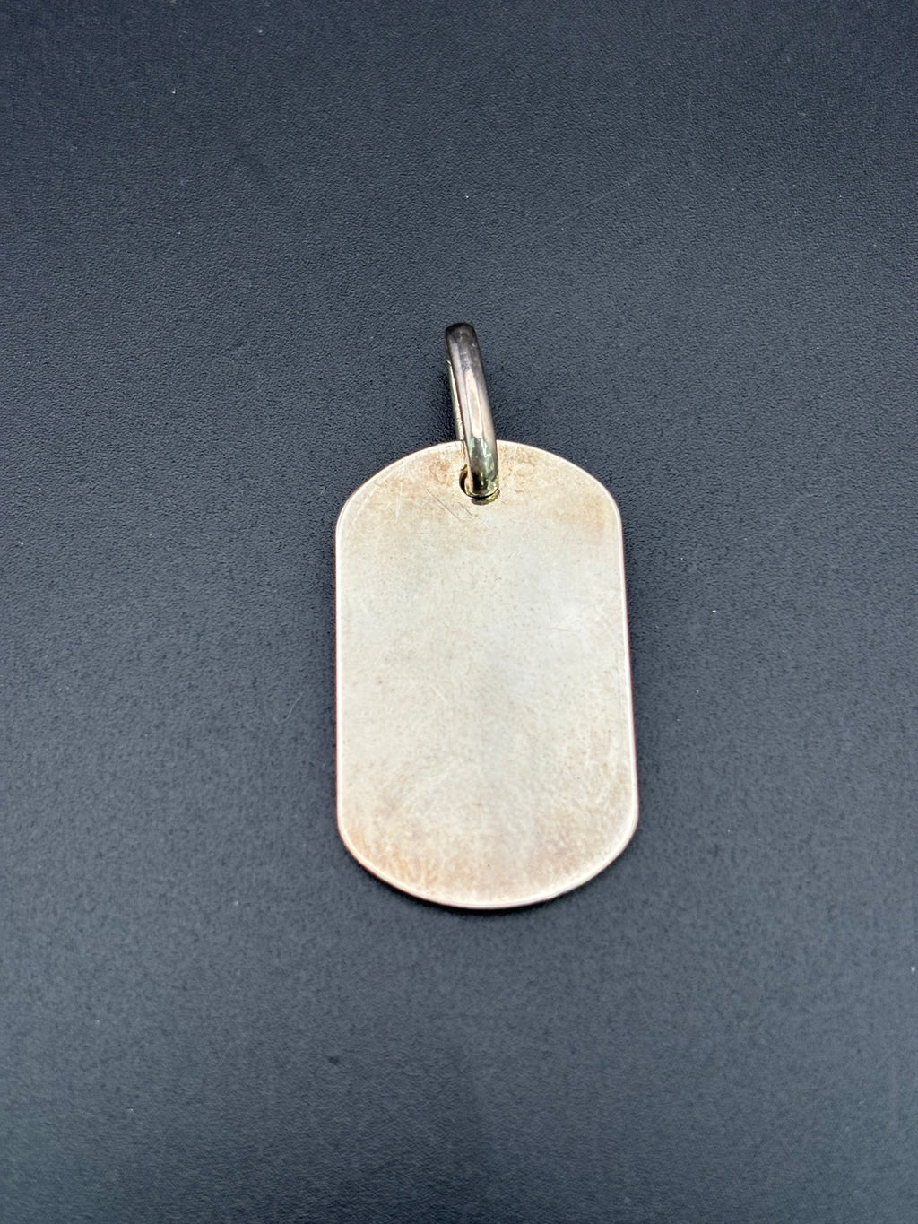 925 Silver Military Tag Pendant
