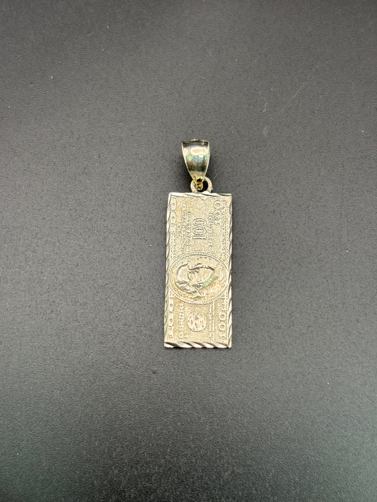 925 Silver 100 bill George Washington Pendant
