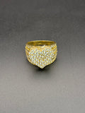 14k Solid Gold Ring Heart