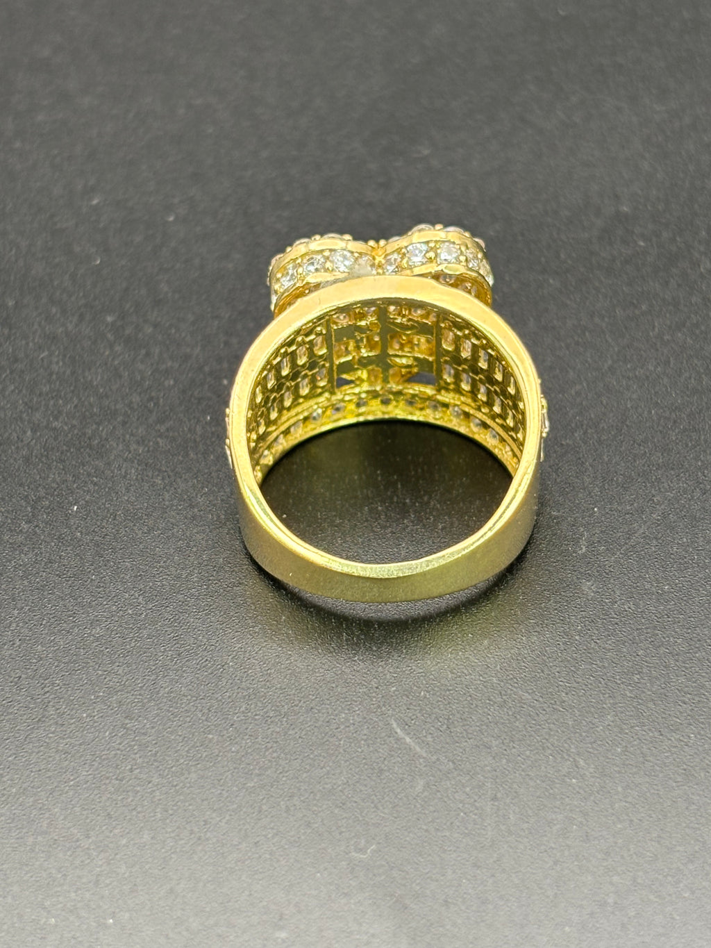 14k Solid Gold Ring Heart