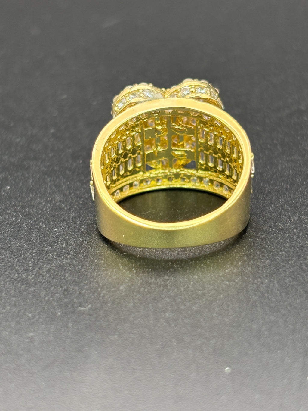14k Solid Gold Ring Heart