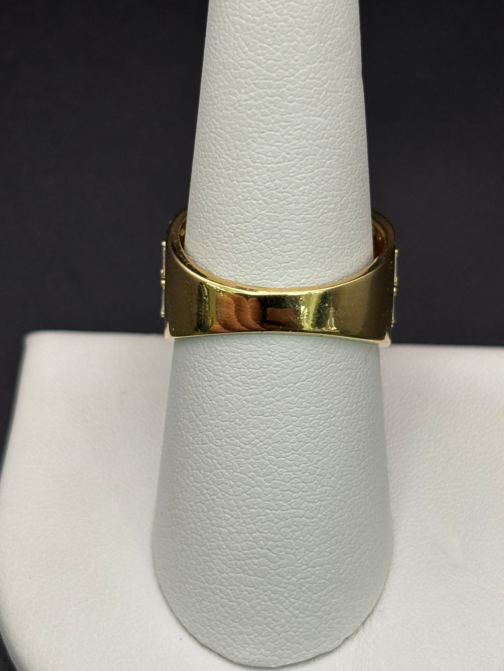 14k Solid Gold Ring Heart