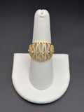 14k Solid Gold Ring Crown