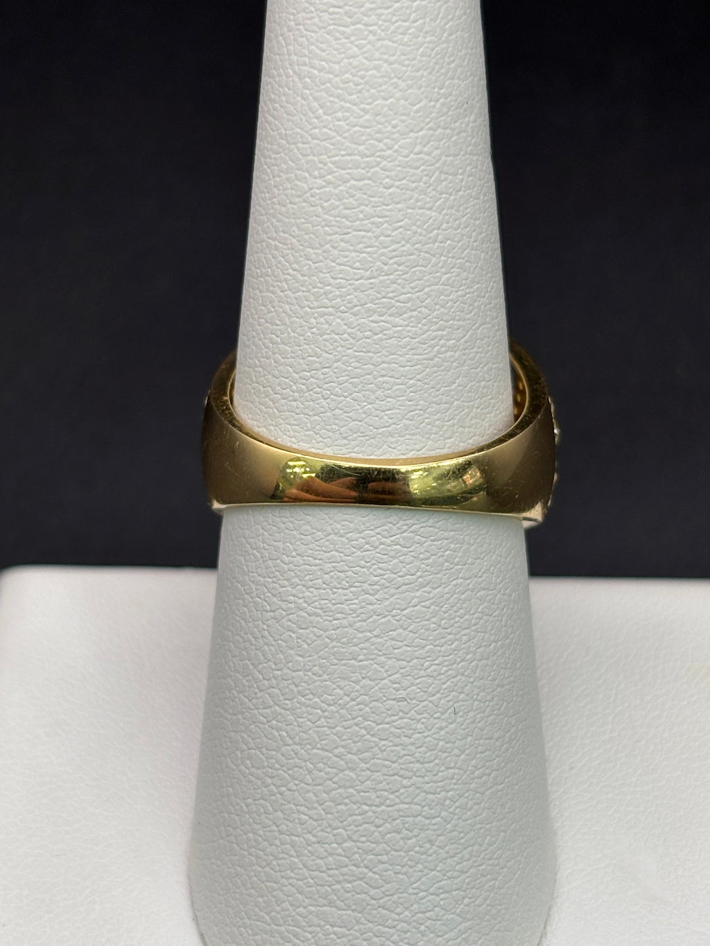 14k Solid Gold Ring Crown