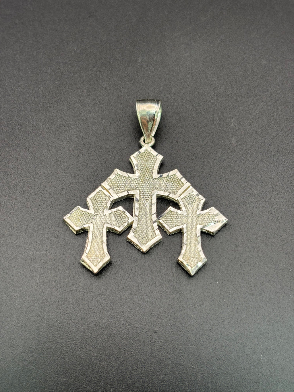 925 Silver Three Cross Pendant